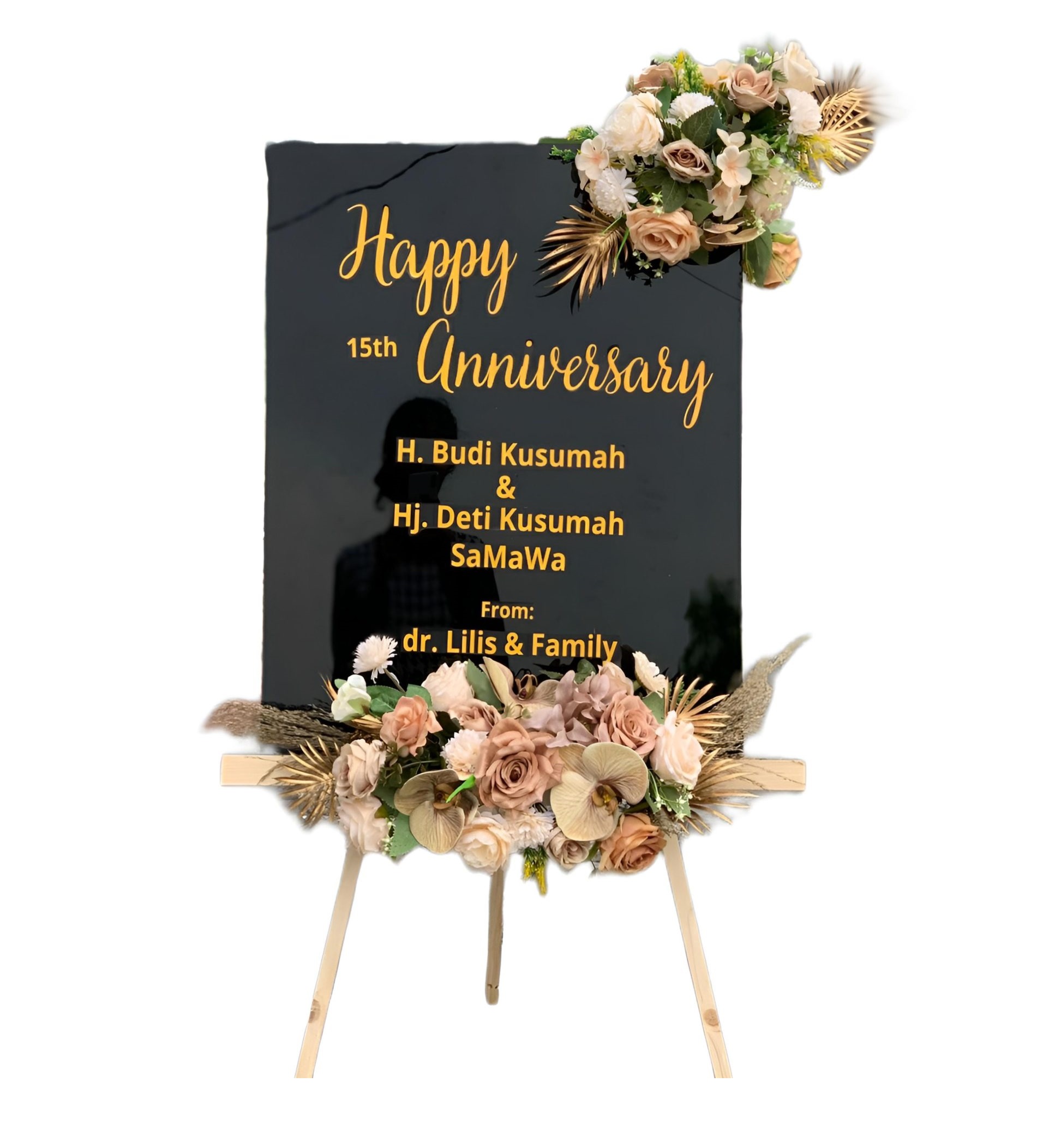 Papan Bunga Akrilik Tanggunggunung